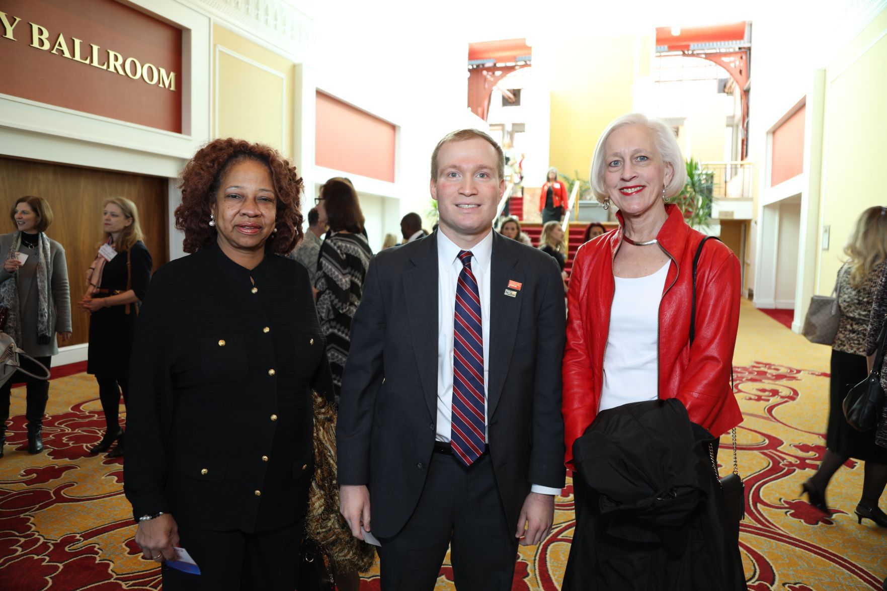 Evelyn Rice-Peebles, Peter Neidorff, Kim Eberlein